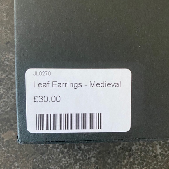 Bodleian Library, Oxford, Gold Leaf Earrings - Picture 7 of 7